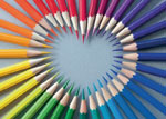 «Цветное сердце» 1000 шт