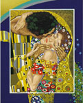 Репродукция «Поцелуй» Густав Климт, 40х50 см