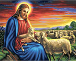 Добрый пастырь, 40х50 см
