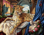 Римский леопард, 40х50 см