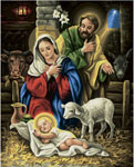 Рождение Христа, 40х50 см
