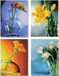 Цветы, 18х24 см, 4 картины