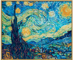Репродукция «Звездная ночь» Ван Гог, 50х60 см