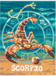 Знаки Зодиака Скорпион, 18х24 см