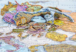 Географический пазл Карта Европы