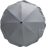 Зонт для коляски универсальный серый
