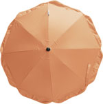 Зонт для коляски универсальный оранжевый