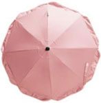 Зонт для коляски универсальный розовый