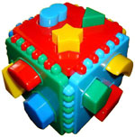 Логический куб со вставными деталями