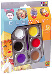Краски для досуга "Clowny"  6 цв.