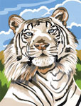 Набор для раскрашивания "Белый тигр" 